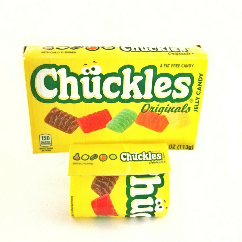 Nostalgic Chuckles Upcycled Candy Box Wallet, Yellow Women's Clutch Wallet